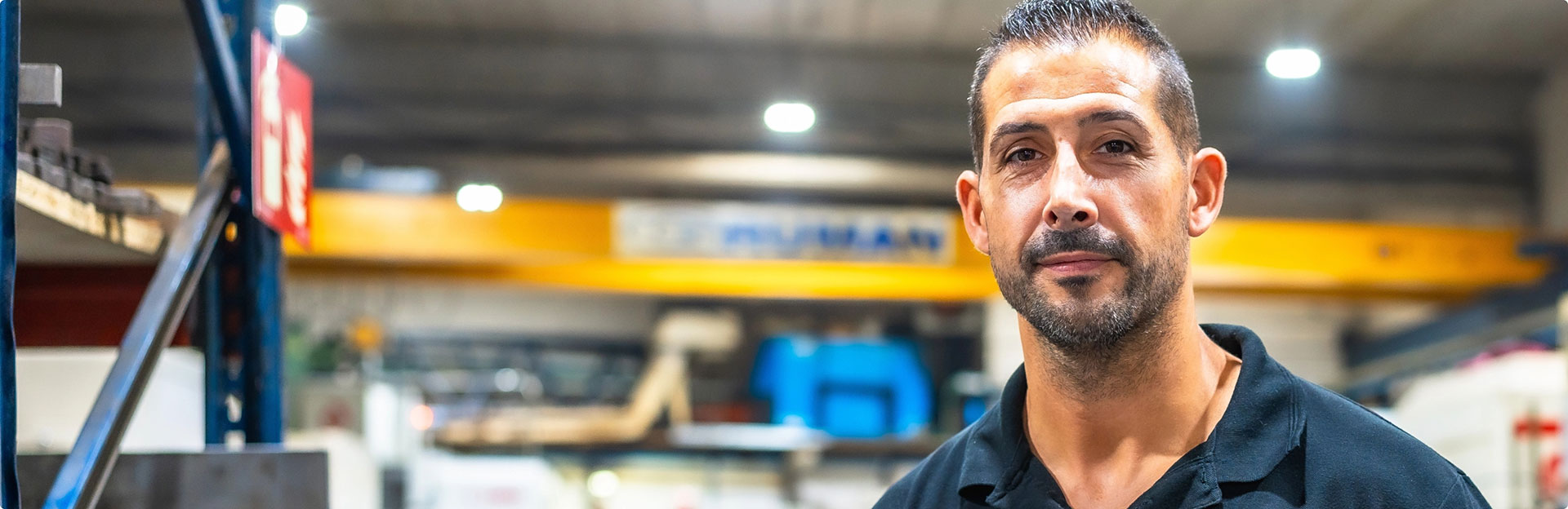 Inside manufacturing plant