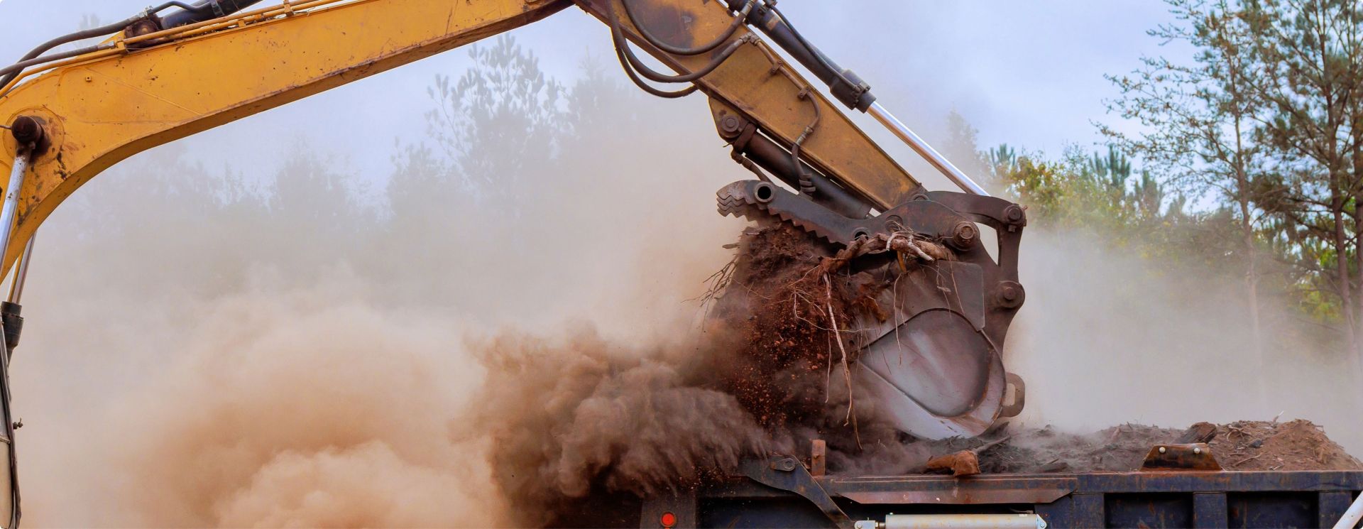 Excvator loading scaled